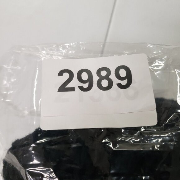 St Johns Bay Womens Open Knit Long Line Cardigan Size M Black Goth Punk Festival - Picture 8 of 9